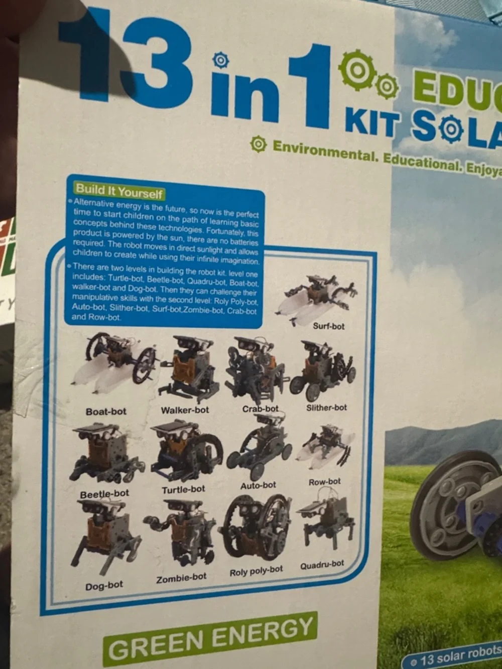 Solar Robot Building Kit - Picture 2 of 3